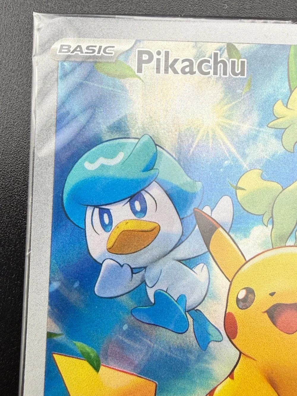 Pikachu 027 - SEALED Full Art Paldea Evolved ETB Promo - Pokemon TCG